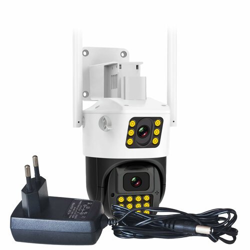 Купить Купольная 2MP беспроводная Wi-Fi охранная поворотная IP видеокамера наблюдения H...