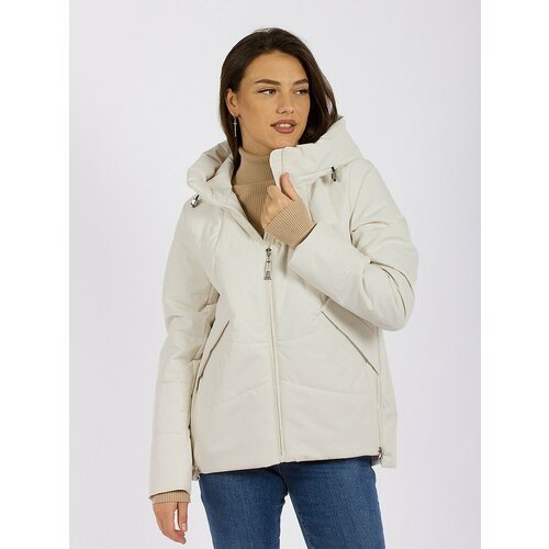 Купить Куртка Gevito, размер 46, белый
Лёгкая утепленная женская куртка с капюшоном на...