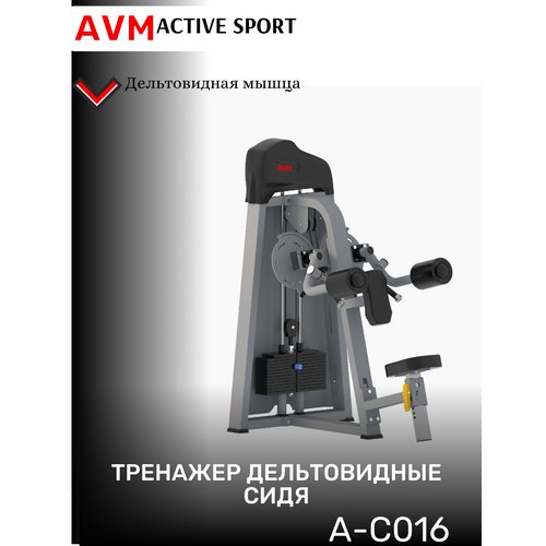 Купить Профессиональный силовой тренажер для зала Дельтовидные сидя AVM A-C016
<ul><li>...