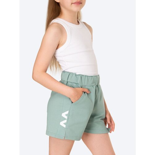Купить Бермуды HappyFox, размер 146, зеленый
Короткие спортивные шортики для девочки по...