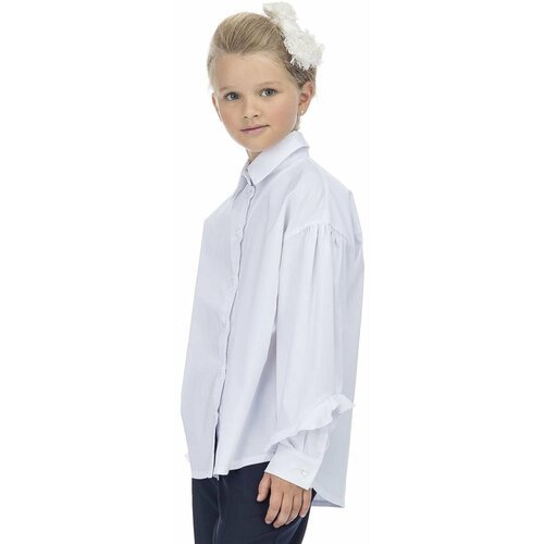 Купить Школьная блуза LETTY, размер 134, белый
Белоснежная блуза. Приятная на ощупь тка...