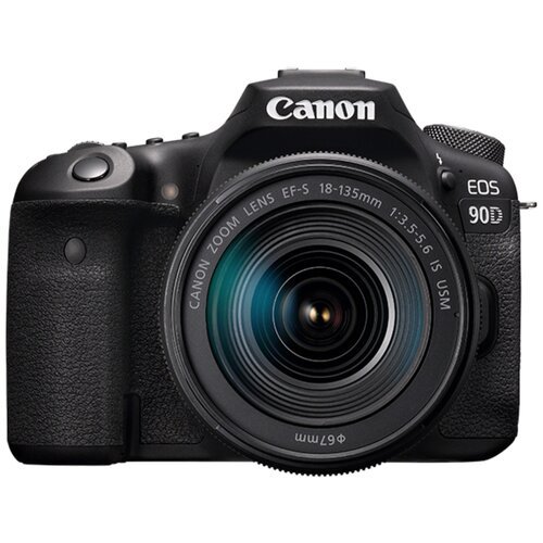 Купить Фотоаппарат Canon EOS 90D Kit EF-S 18-135mm f/3.5-5.6 IS USM, черный
Canon EOS 9...