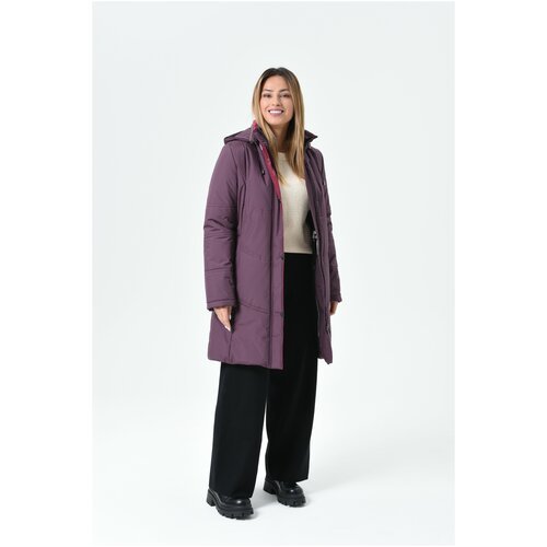 Купить Куртка Maritta, размер 42(52RU), бордовый
Классическое утепленное пальто с элега...