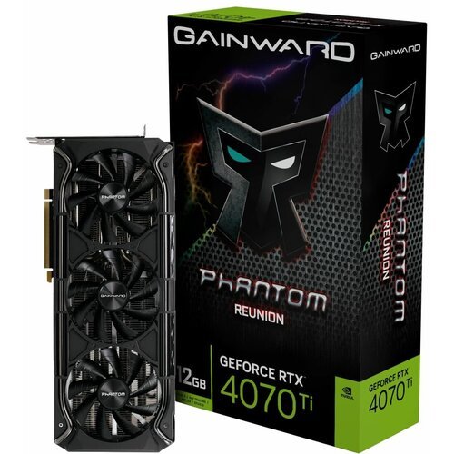 Купить Видеокарта Gainward GeForce RTX 4070Ti Phantom Reunion 12G GDDR6X (NED407T019K9-...