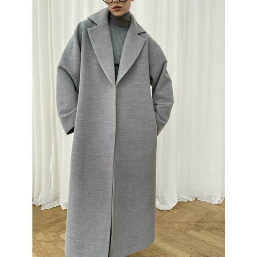 Купить Пальто, размер 42/48, серый
Длинное пальто на запах из шерсти свободного силуэта...