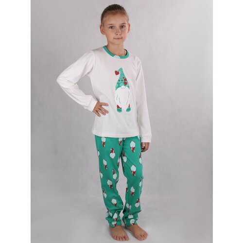 Купить Пижама ZERO, размер 8, белый
Новогодняя пижама для девочки от итальянского бренд...
