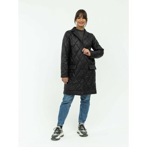 Купить Парка ДЮТО, размер 44, черный
Пальто женское стеганное осеннее, весеннее демисез...