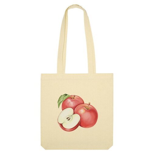 Купить Сумка Us Basic, бежевый
Название принта: Красные яблоки. Автор принта: Torrika....