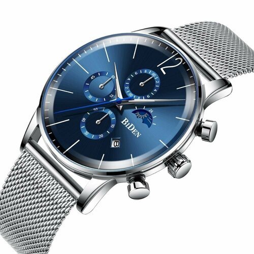 Купить Наручные часы, синий
Мужские кварцевые часы со стальным ремешком - стильный и на...