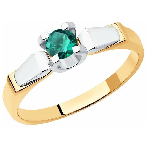 Купить Кольцо Diamant online, золото, 585 проба, изумруд, размер 18.5
<p>В нашем интерн...