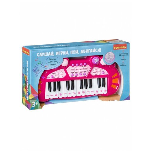 Купить Синтезатор Слушай, играй, пой, двигайся! 24 клавиши, BONDIBON
Для развития музык...