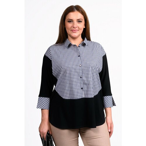 Купить Блуза SVESTA, размер 56, черный
Стильная женская блуза выполнена из блузочной тк...