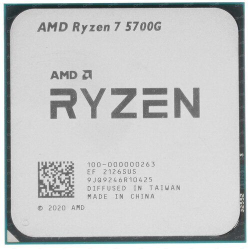 Купить Процессор AMD Ryzen 7 5700G AM4, 8 x 3800 МГц, OEM
D_HEIGHT<br> <br> 0.5<br> <br...