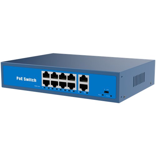 Купить Коммутатор 8 портов POE + 2 порта Ethernet SECTEC ST-PLC82-POE
Коммутатор 8 порт...