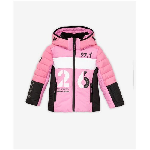 Купить Пуховик Gulliver, размер 98, розовый
Яркая спортивная куртка, построенная на цве...