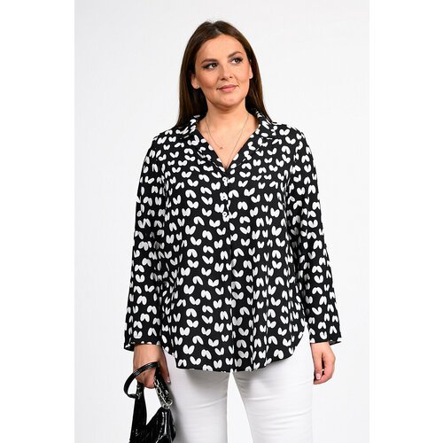 Купить Блуза SVESTA, размер 54, черный
Стильная женская блузка выполнена из штапеля (не...