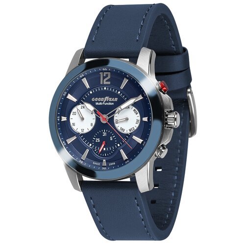 Купить Наручные часы Goodyear, синий
Мужские наручные часы GOODYEAR G. S01241.01.04. Кв...
