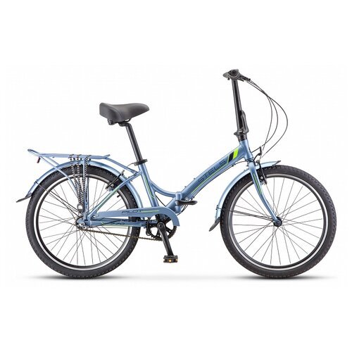 Купить Городской велосипед STELS Pilot 770 24 V010 (2019) серый/зеленый 14" (требует фи...