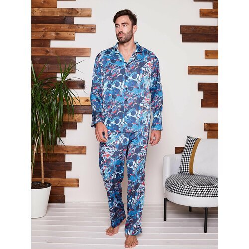 Купить Пижама Малиновые сны, размер 54, синий, красный
Если синяя пижама, то только из...