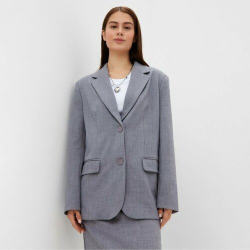 Купить Пиджак MIST, размер 48/52, серый
Женский пиджак MIST с пуговицами на спине - сти...