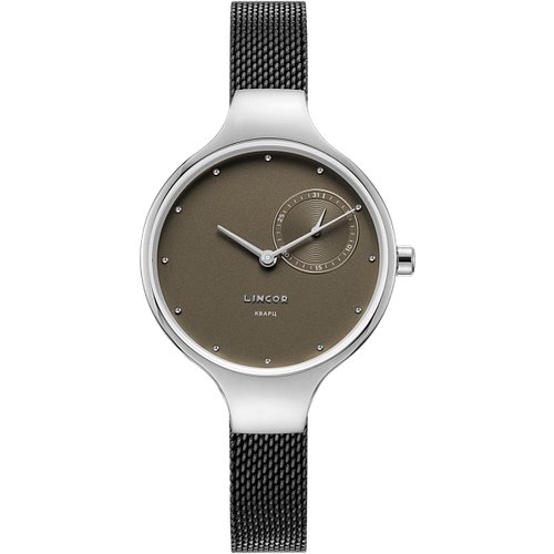 Купить Наручные часы LINCOR, черный, серебряный
Плавные линии и чистый дизайн часов укр...
