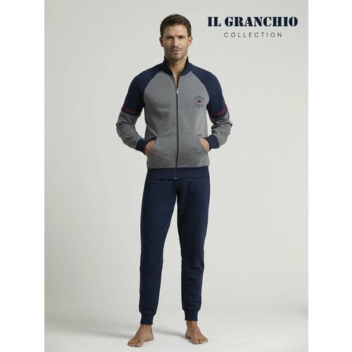 Купить Пижама Il Granchio, размер XL, серый
Домашний мужской комплект из кофты на молни...