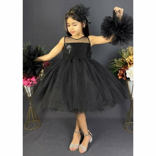 Купить Платье, размер 134, черный
Платье нарядное черное: стиль и элегантность для особ...