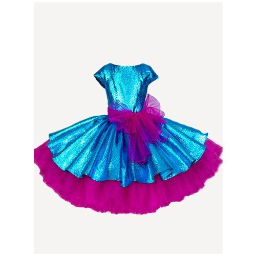 Купить Платье Laura, размер 116, бирюзовый
Нарядное платье для девочки в стиле "Стиляги...