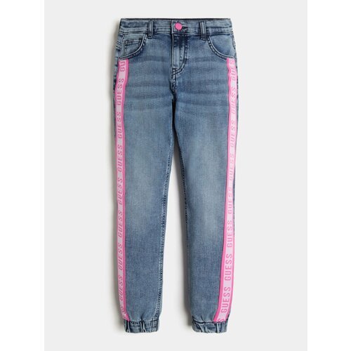Купить Джинсы GUESS, размер 14, синий
Брюки джинсовые с высокой посадкой бренда GUESS с...