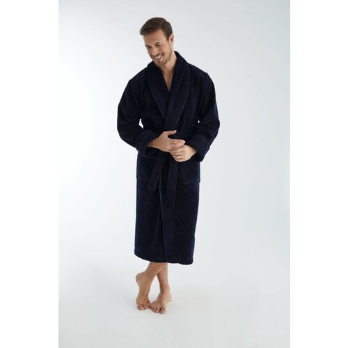 Купить Халат Nusa, размер 4XL, синий
Классический мужской длинный халат из мягкой натур...