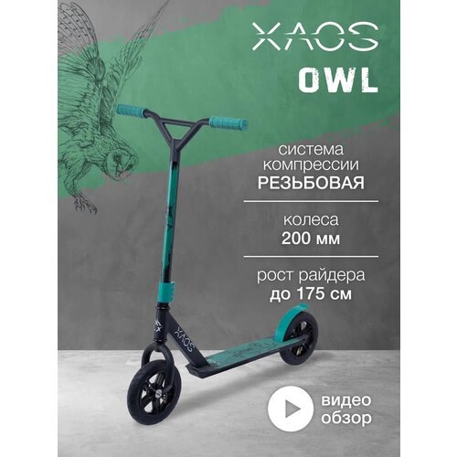 Купить Самокат трюковый XAOS Owl 200 мм
Owl – это dirt’овый самокат для тех, кто решил...