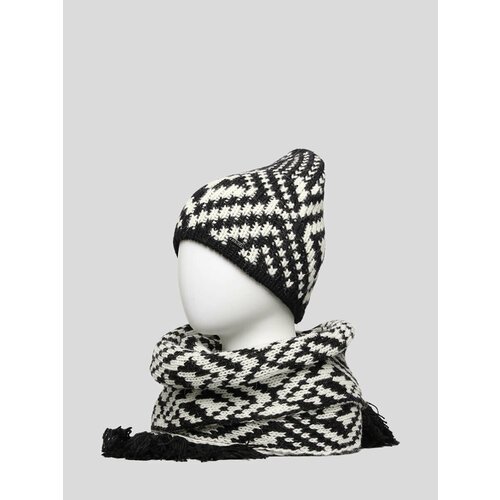 Купить Шапка VITACCI, размер OneSize, черный
Комплект (шапка, шарф) VITACCI MT0006-01-K...