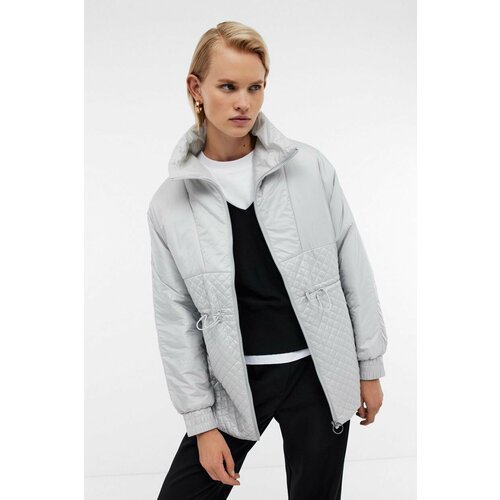 Купить Куртка Baon B0324021, размер 48, серый
Утепленная женская куртка комбинированног...