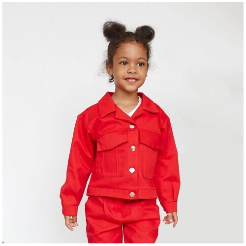 Купить Пиджак Minaku, размер 110, красный
Жакет для девочки от бренда MINAKU-Cotton col...