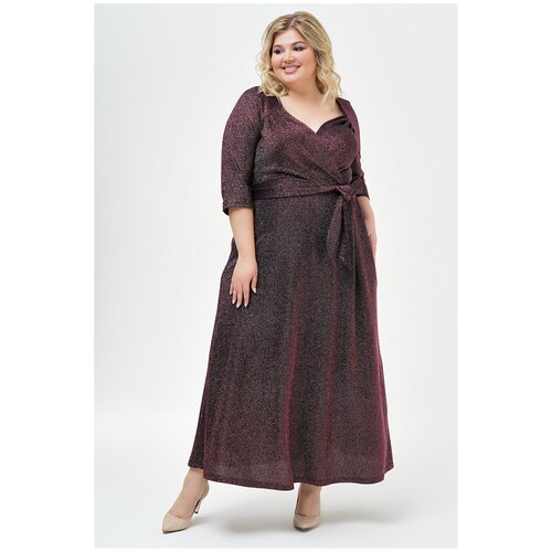 Купить Платье Olsi, размер 56, розовый
Праздничное изысканное платье макси из струящего...