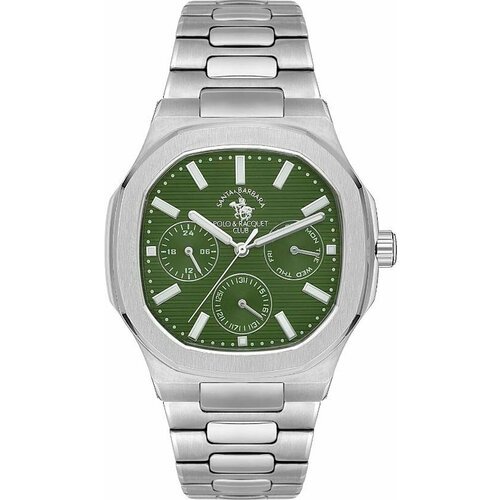 Купить Наручные часы SANTA BARBARA POLO & RACQUET CLUB, зеленый, серебряный
Мужские час...