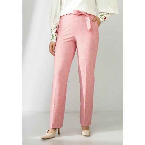 Купить Брюки VeraVo, размер 48, розовый, бежевый
Красивые элегантные брюки с высокой та...