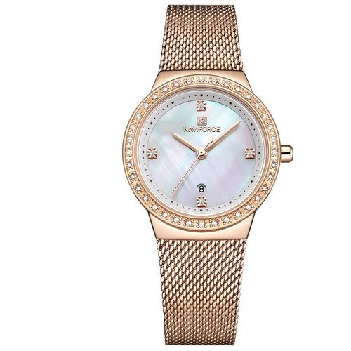 Купить Наручные часы Naviforce, золотой
Naviforce NF5005 (RGW) - классические женские ч...