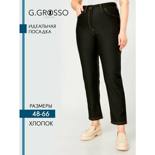 Купить Брюки Gala Grosso, размер 48/50, черный
Простые классические джинсы с карманами,...