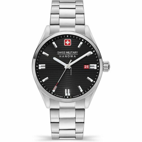 Купить Наручные часы Swiss Military Hanowa, черный, серебряный
<p>мужские швейцарские н...