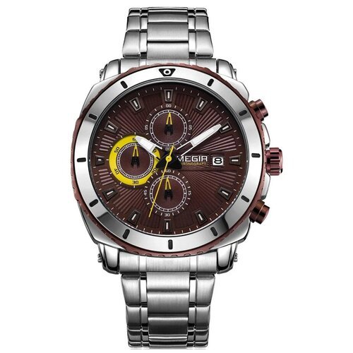 Купить Наручные часы Megir, серебряный
Megir 2075G (S/BN/Y) - стильные наручные часы ос...