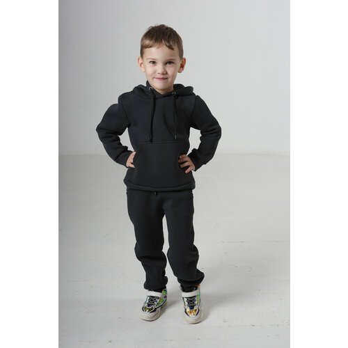 Купить Костюм DaEl kids, размер 116, серый, черный
Спортивный костюм из натурального тр...