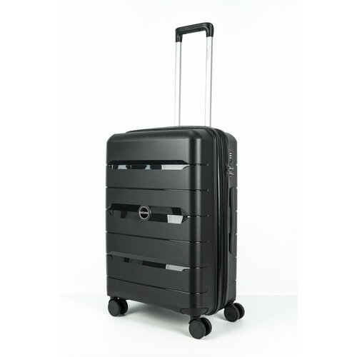 Купить Чемодан , 76 л, размер M+, черный
Ударопрочный дорожный чемодан среднего размера...
