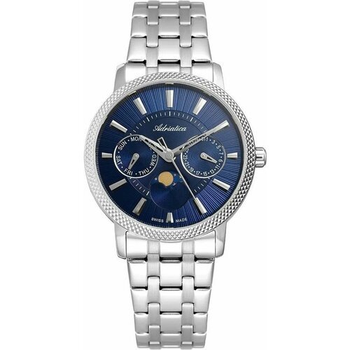 Купить Наручные часы Adriatica 75490, серебряный, синий
Женственный аксессуар с дополни...