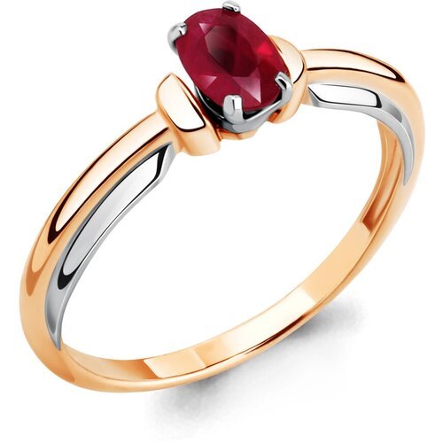 Купить Кольцо Diamant online, золото, 585 проба, рубин, размер 18
<p>В нашем интернет-м...