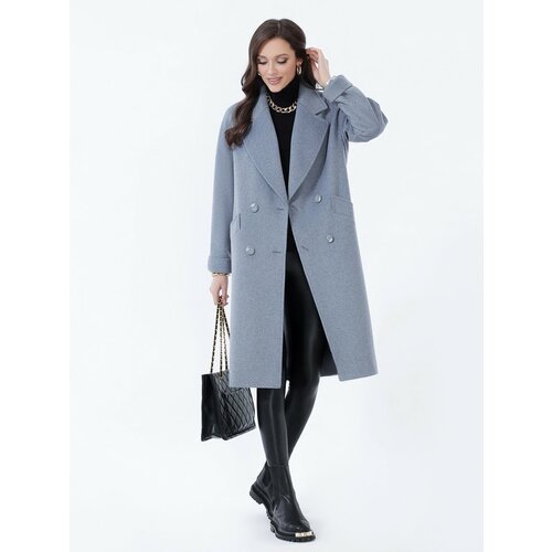 Купить Пальто Avalon, размер 48/170, голубой
Великолепное пальто свободного кроя с мягк...