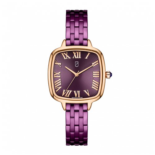 Купить Наручные часы УЧЗ, золотой, фиолетовый
Наручные кварцевые женские часы производс...