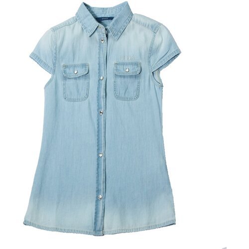 Купить Блуза GUESS, размер 14, голубой
Блуза джинсовая приталенного силуэта бренда GUES...
