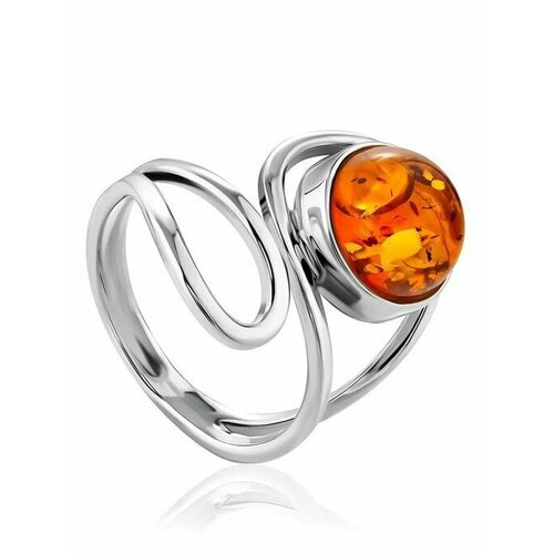 Купить Кольцо, янтарь, безразмерное, серебряный
Эффектное красивое кольцо «Феникс» из н...