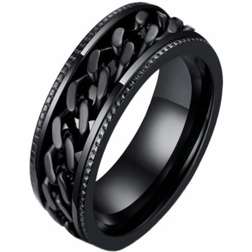 Купить Кольцо DG Jewelry, размер 20.5
Мужское стальное кольцо с черным IP покрытием ста...